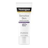 Neutrogena Sensitive Skin Mineral Sunscreen Lotion with Broad Spectrum SPF 60+ &...