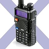 BTECH UV-5X3 5 Watt Tri-Band Radio : VHF, 1.25M, UHF, Amateur (Ham), Includes...